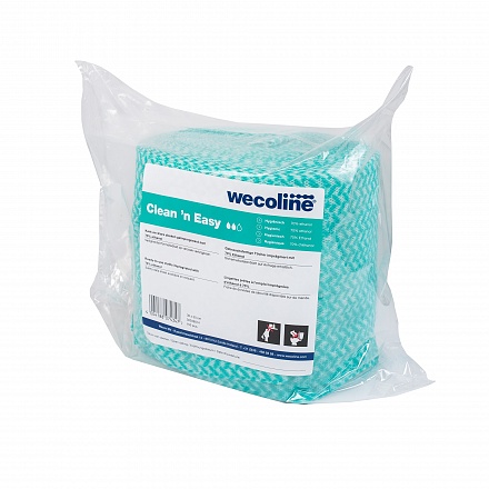Navulling Clean 'n Easy doek 36x30cm groen hygienisch (doos à 3x150st)