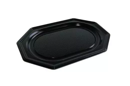 Cateringschaal 35x25cm 8-hoekig R-Pet