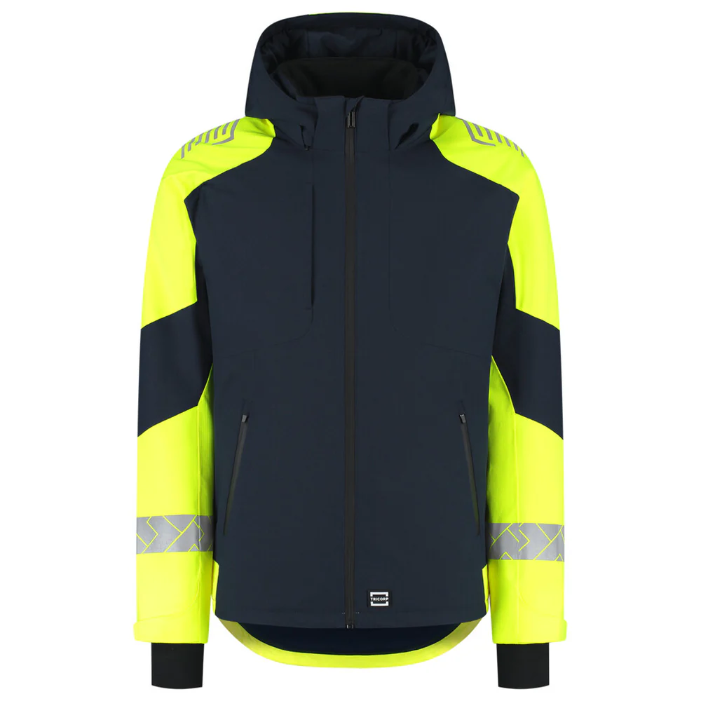 Winterjas Ripstop Reflective Redefined Ink-Fluo-Yellow