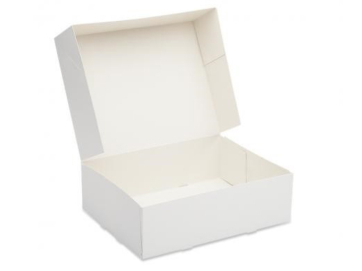 Gebaksdoos blanco no.5 26x20x8cm (pak à 15st)
