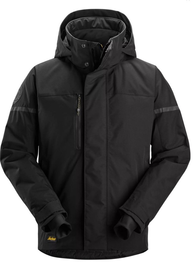 Winterjas allroundWork waterproof zwart 1112