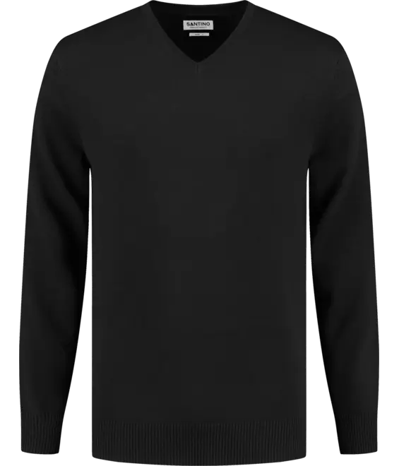 Sweater Porto v-hals zwart