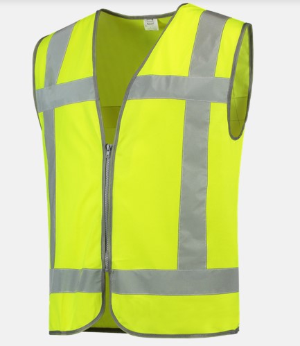 Veiligheidsvest geel rits RWS M-L