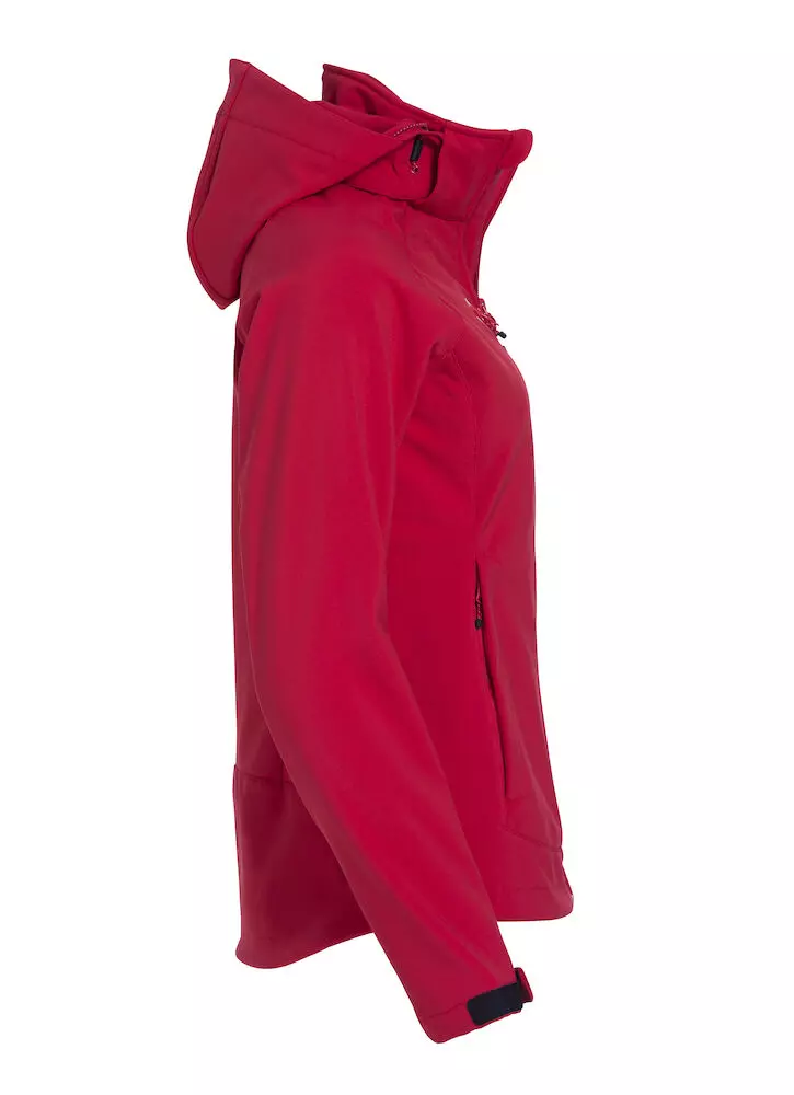 Softshell Jas Dames Rood Clique