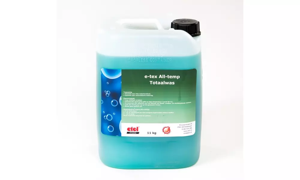 Etol Wasmiddel Totaal E-Tex Can à 2x11 Kilogram