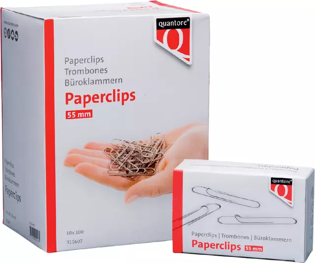 Paperclip 55mm Lang - Quantore - 100 stuks