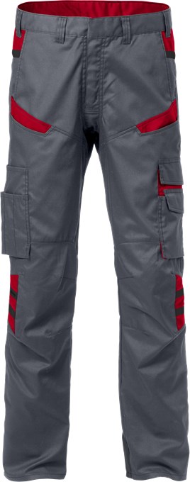 Werkbroek 2552 grijs/rood