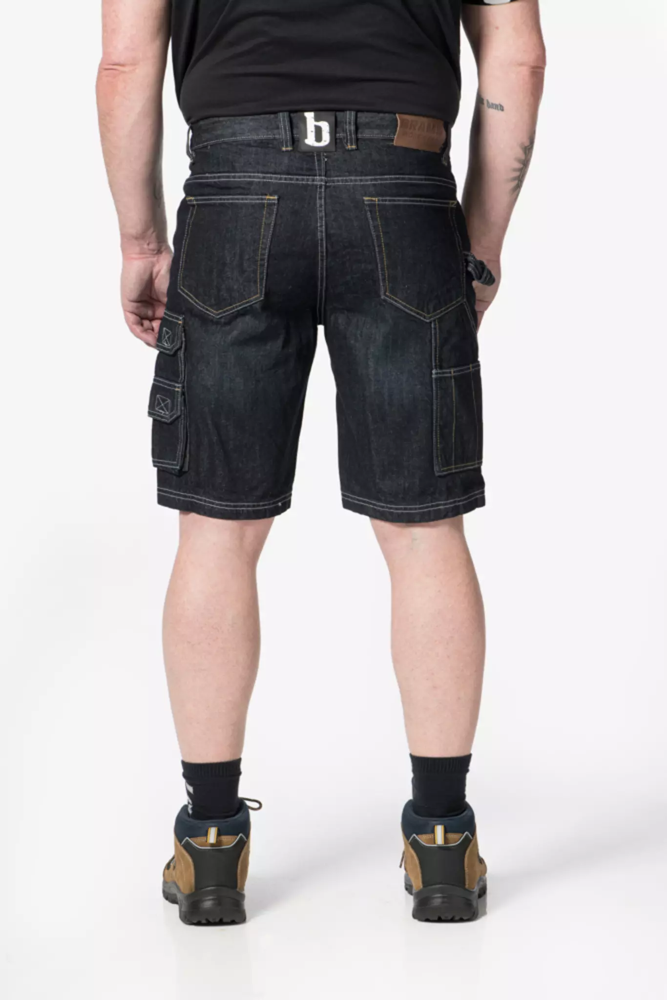 Korte Werkbroek Ruben - Denim - Donkerblauw