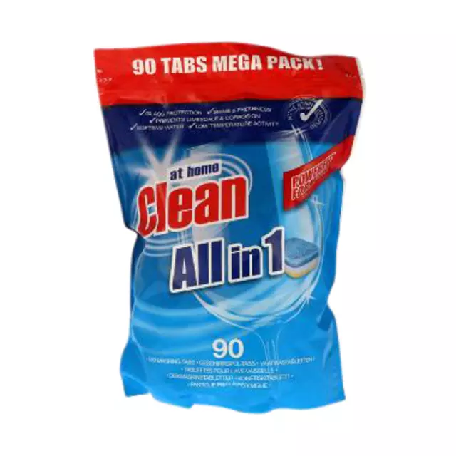 Vaatwastabletten At Home Clean All-in-1 90 stuks
