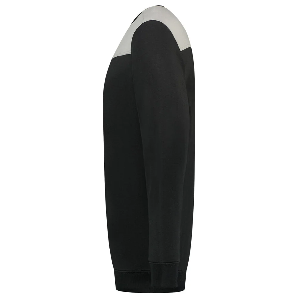 Sweater Bicolor Naden zwart-grijs