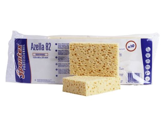 Glazenwassersspons Azella 82 120x80x35mm(pak à 10st)