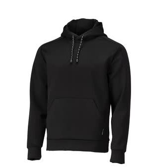 Fleecetrui hoodie Mascot zwart