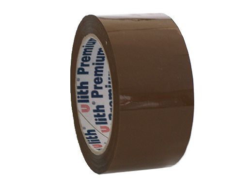 Tape PP acryl 50mmx66m 32mu bruin hightack low noise (doos à 36st)