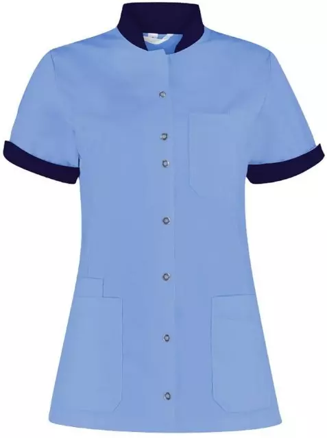 Damesjas Mila petrol blauw/donkerblauw