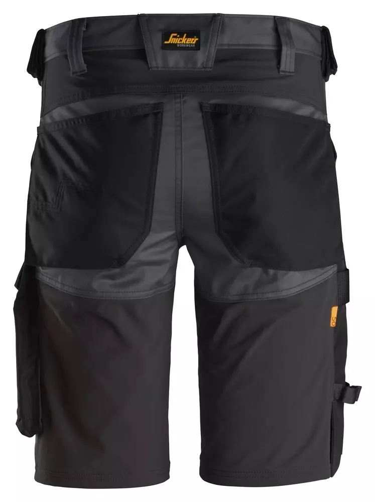 Snickers Korte Werkbroek 6143 Stretch Grijs/Zwart