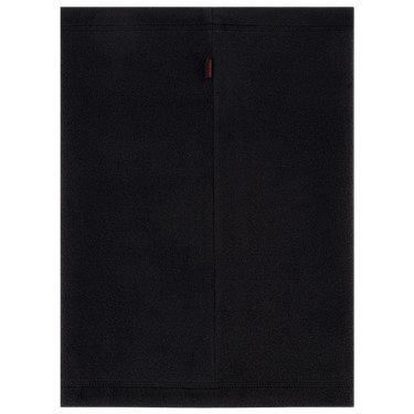Col fleece zwart reversible