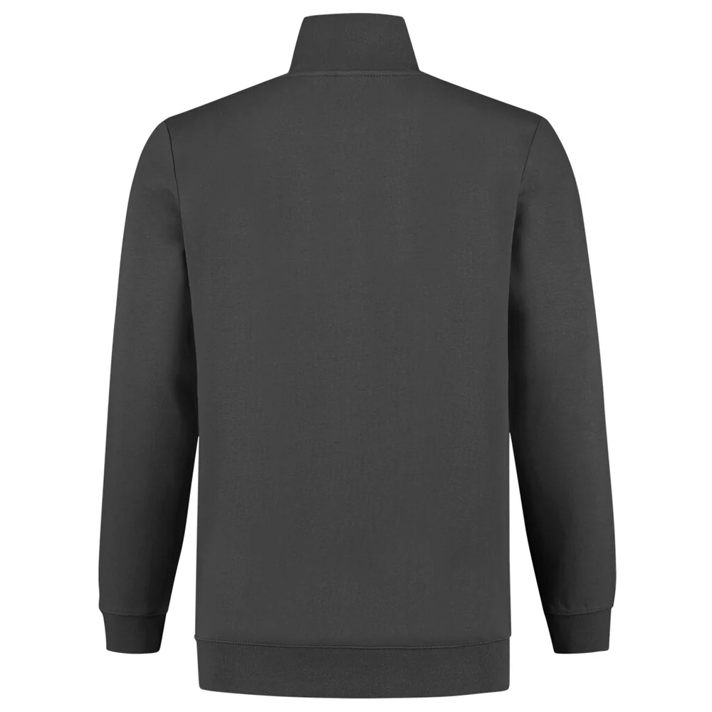 Sweatvest 60°C wasbaar donkergrijs