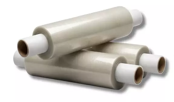 Handwikkelfolie 50cmx300m 12mu strong 100% recycle transparant (doos à 6rol)