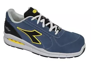 Diadora Run Net Airbox Low S3 Werkschoen Zwart/Blauw