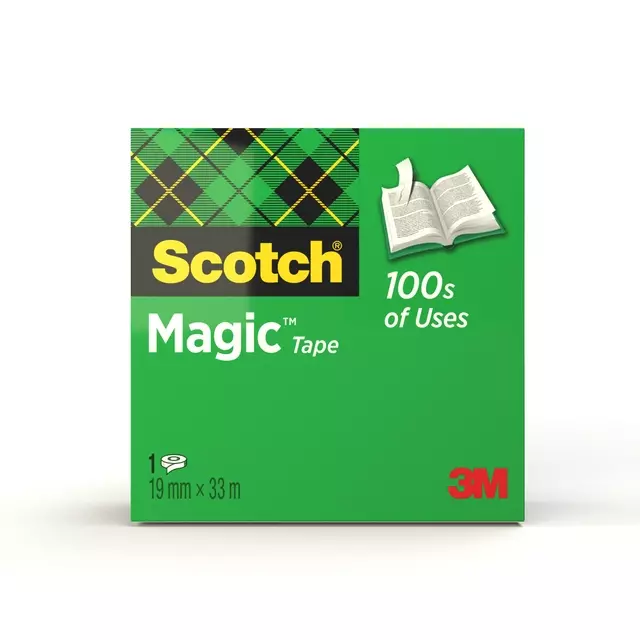 Scotch Plakband Magic 810 19mmx33m Onzichtbaar