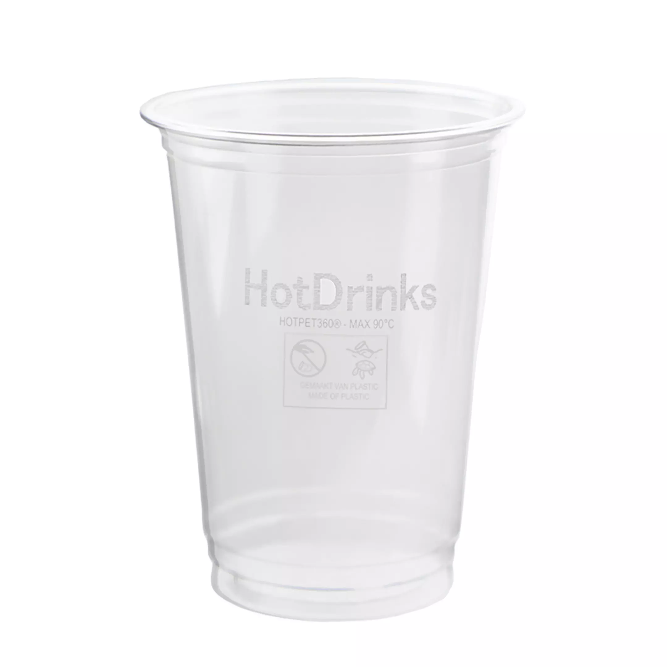 Beker rPET Hot 284ml Transparant