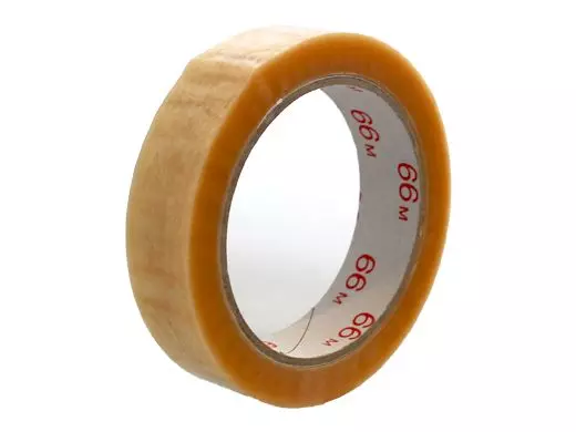 PVC Tape Solvent Transparant 12mmx66m
