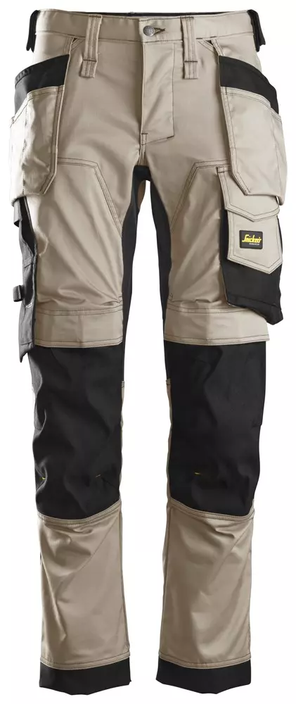 Snickers Werkbroek 6241 Met Holsterzakken Kaki/Zwart