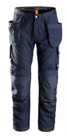 Werkbroek AW met holsterzakken marine 6201