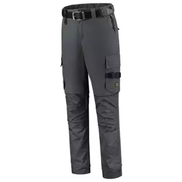 Werkbroek Twill Cordura Stretch donkergrijs