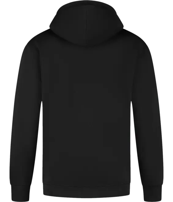 Hooded sweatvest Lucas Santino zwart