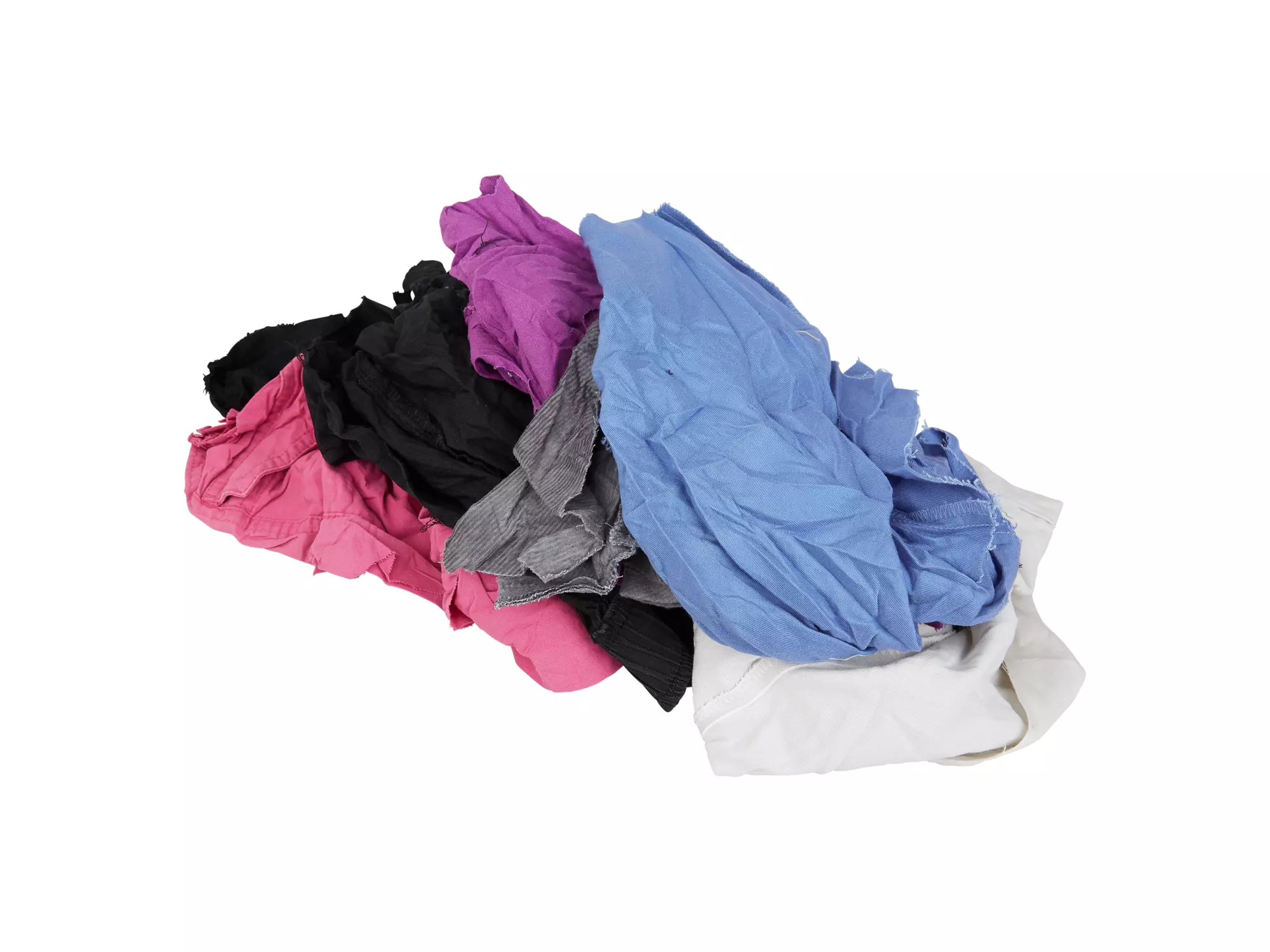 Bonte poetslappen (doos à 10kg)