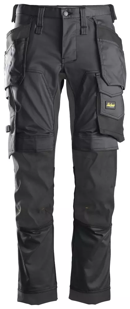 Snickers Werkbroek 6241 Met Holsterzakken Staalgrijs/Zwart