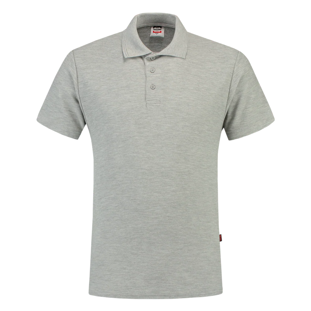 Polo fitted PPF-180 grey melange