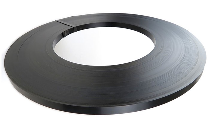 Staalband 16mm 0.5mm zwart kern Ø300mm Europese wikkeling (per kg)