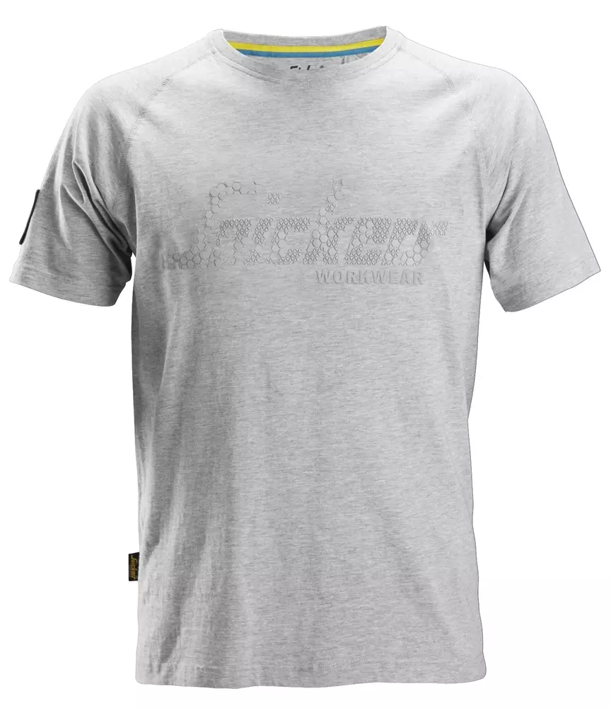 Snickers t shirt met logo lichtgrijs