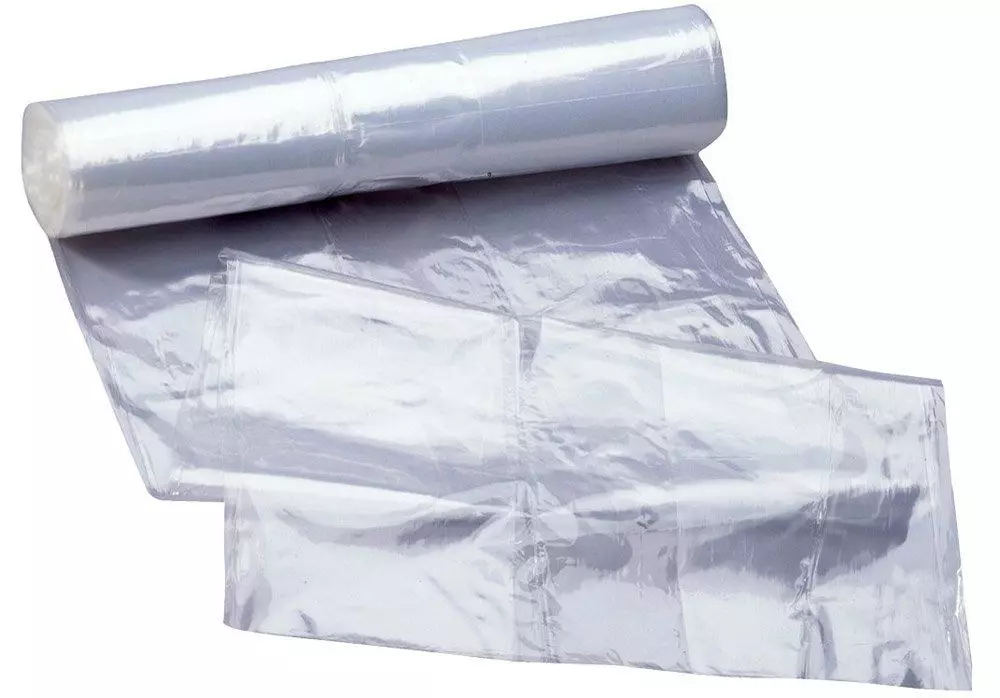 Knapzak Transparant LDPE 60/20x150cm 37mu 4 rollen 