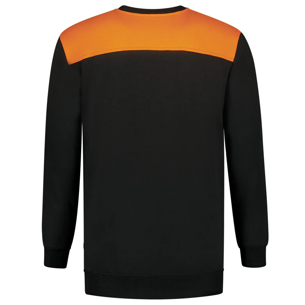 Sweater Bicolor Naden Black-Orange