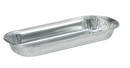 Aluminium schaal 19,4x8x2cm Wraps 1200 stuks