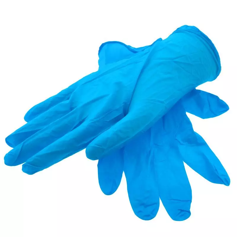 Nitril Handschoen Poedervrij Blauw Maat L Omega touch line Aachen