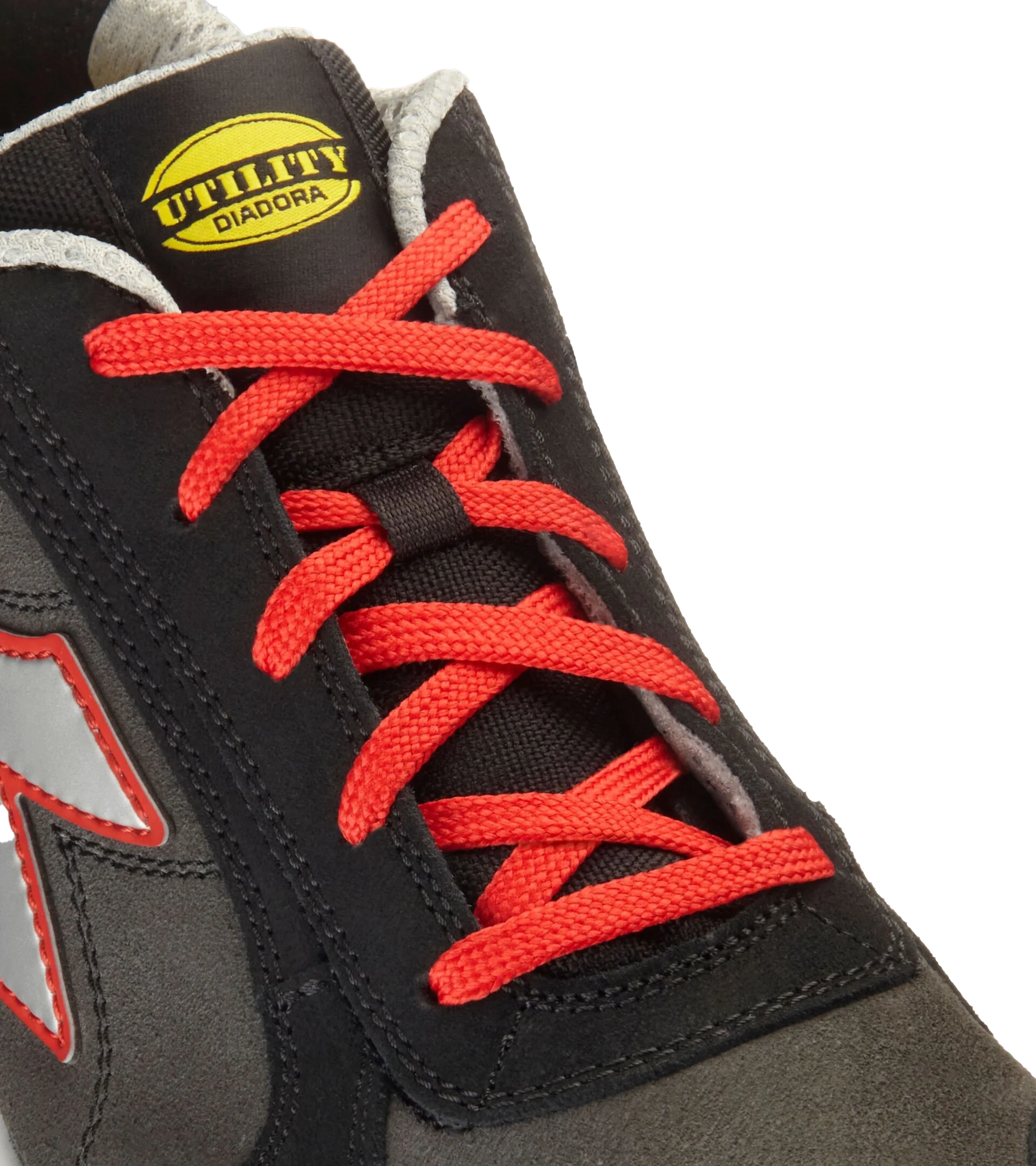 Diadora Run Net Airbox Low S3 Veiligheidsschoen - Zilver/Rood