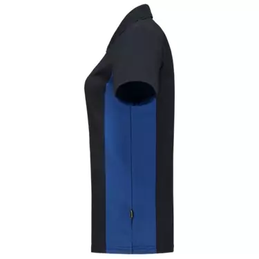 Werkpolo Dames Bicolor Marine / Koningsblauw Tricorp