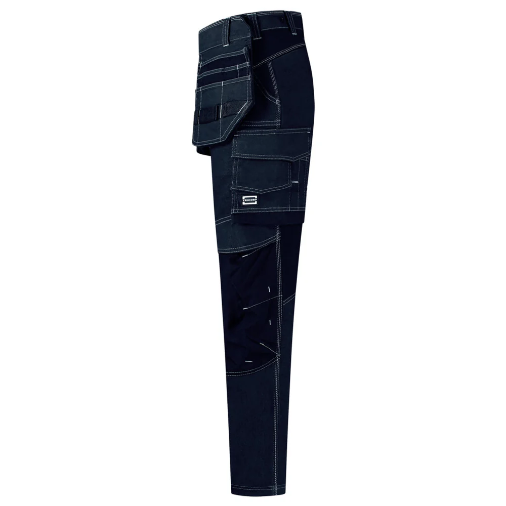 Werkbroek jeans functional stretch Redefined met gereedschapszakken zwart