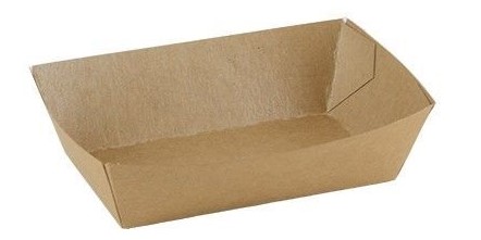 Snackbak A13 karton 130x77x35mm bruin FSC (doos à 500st)