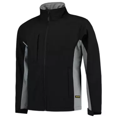 Softshell Jas TJ2000 Zwart/Grijs