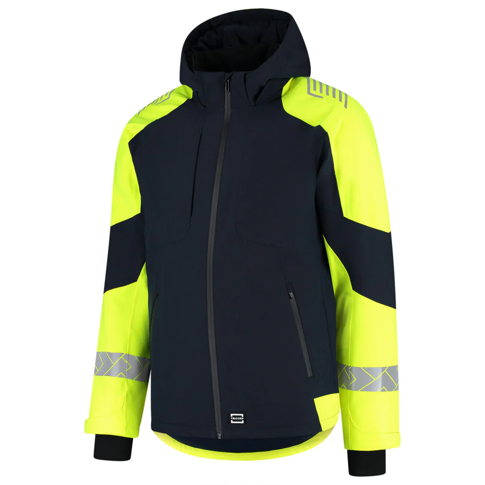 Winterjas Ripstop Reflective Redefined Ink-Fluo-Yellow