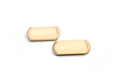 Schaal bamboe naturel 105x55x13mm