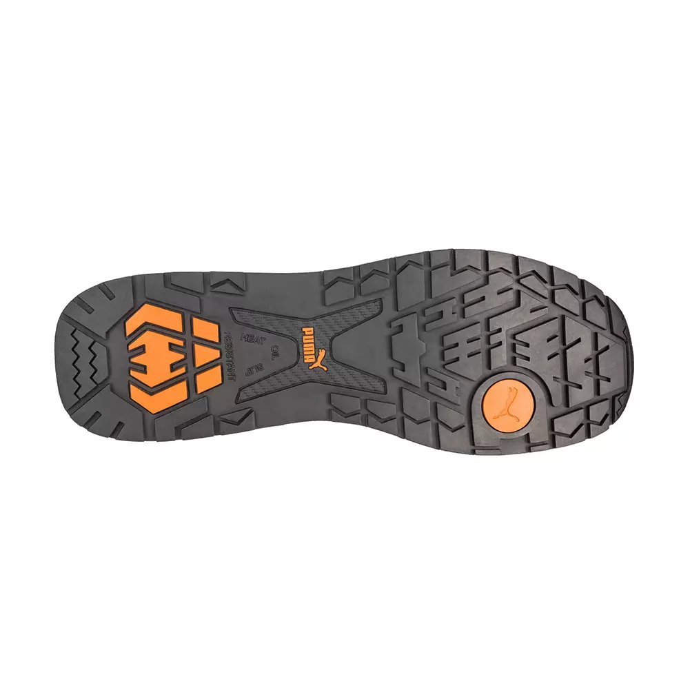 Puma Crosstwist Mid S3 veiligheidsschoen Blauw/Oranje