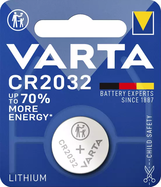 CR2032 Batterij Lithium Varta 1 stuk