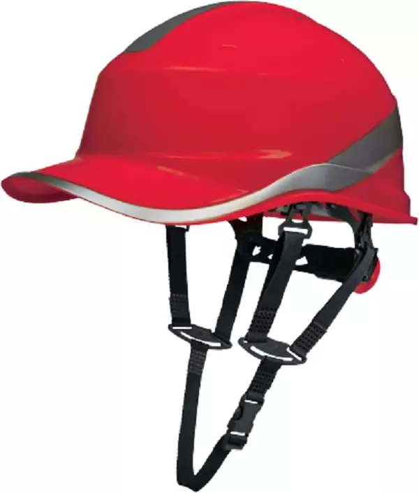 Veiligheidshelm Diamond 5 Up Met Draaiknop Rood