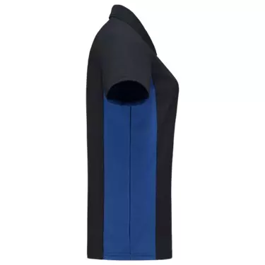 Werkpolo Dames Bicolor Marine / Koningsblauw Tricorp